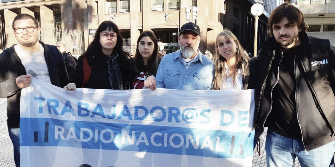 El SiPreBA paró y se movilizó a la Plaza de Mayo