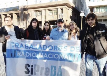 El SiPreBA paró y se movilizó a la Plaza de Mayo