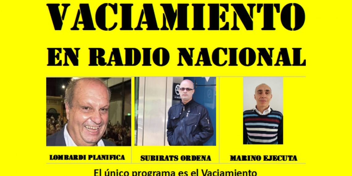 Radio Nacional: el único programa es el vaciamiento