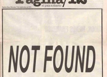 Sobre la falta de Página/12 en los quioscos