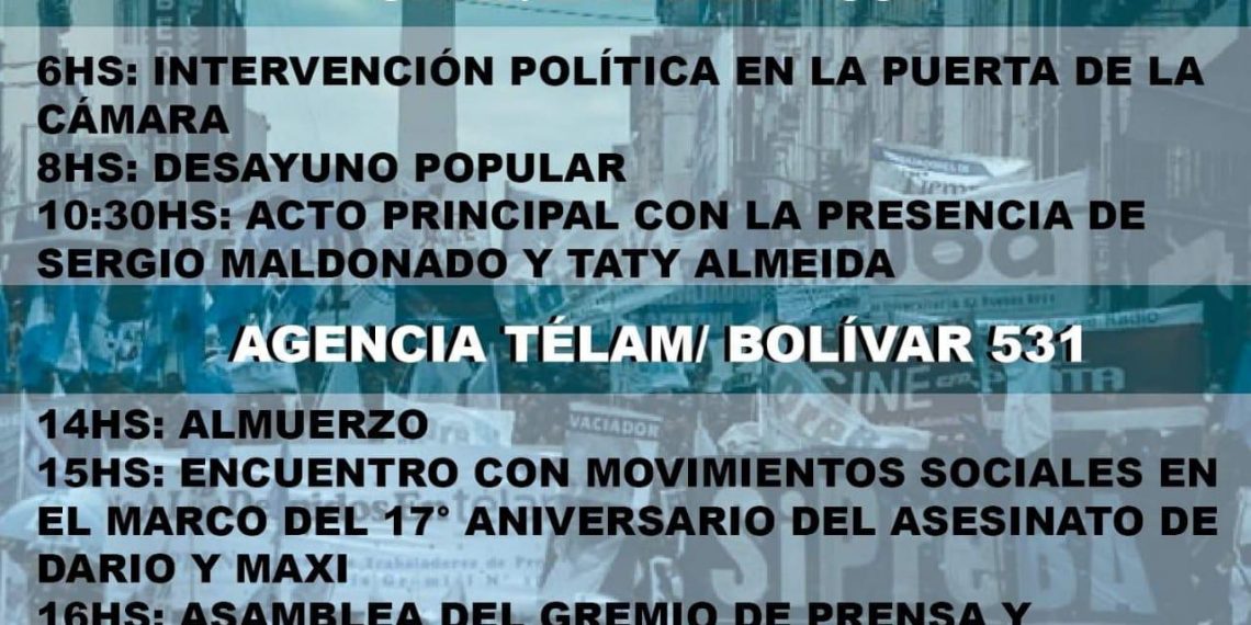 #26J: Jornada de lucha a un año de los 357 despidos en Télam