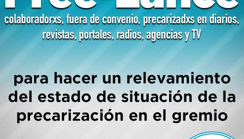 Encuesta para trabajadoras/es de prensa free-lance