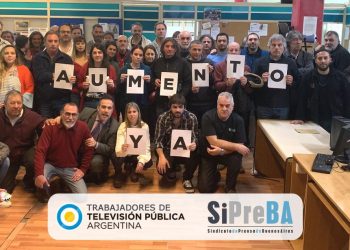 TVPública: Plan de Lucha por aumento del salario