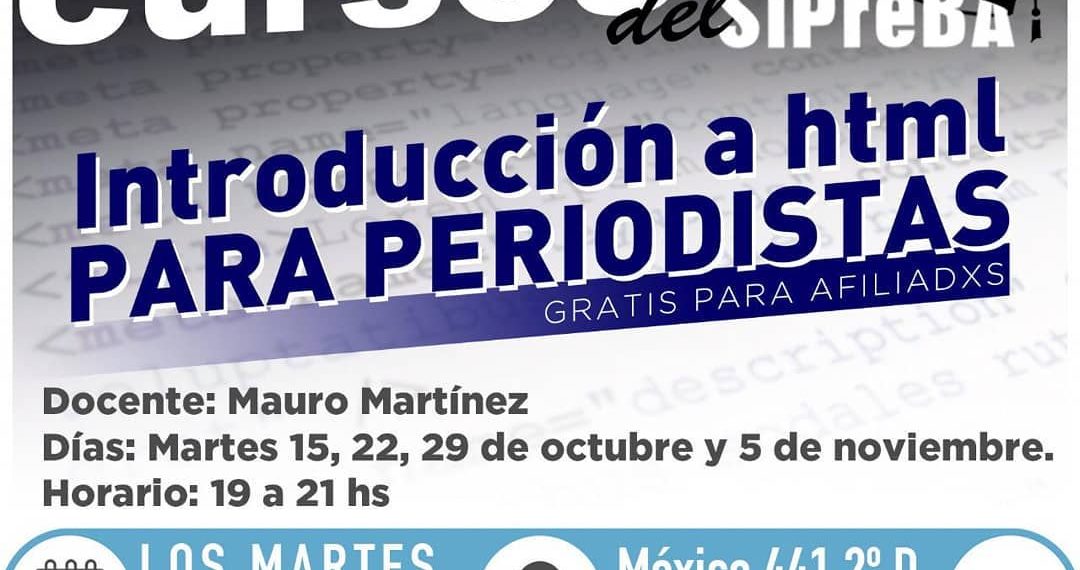 Curso de HTML para periodistas
