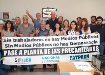 El SiPreBA y la Mesa Nacional de Prensa reclamaron la continuidad del personal precarizado de Radio Nacional