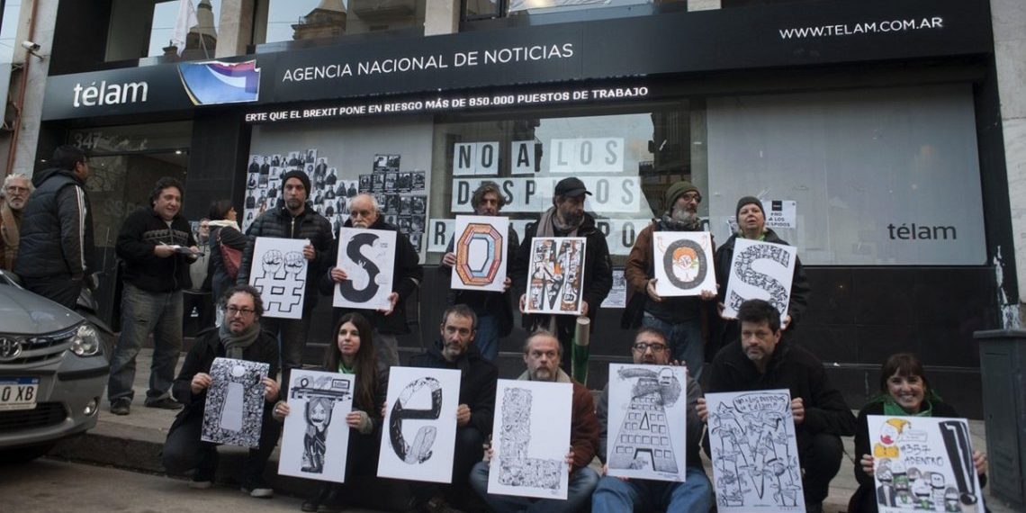 Télam: trabajadores rechazan la sanción a un compañero