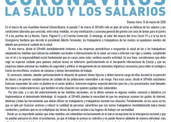 Coronavirus, la salud y los salarios