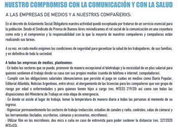 Periodismo en tiempo de Coronavirus