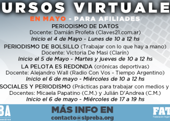 Cursos virtuales para seguir formándonos