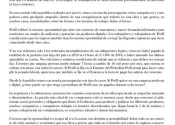 Perfil: que la digitalización no suponga precarización