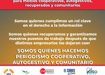 El SiPreBA hace propio el pedido de medidas de alivio para los medios cooperativos, autogestivos, recuperados y populares