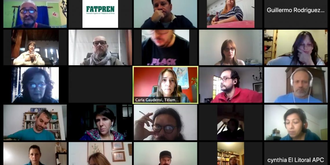 Con más de 40 delegadxs el SiPreBA participó del primer Plenario de la FATPREN