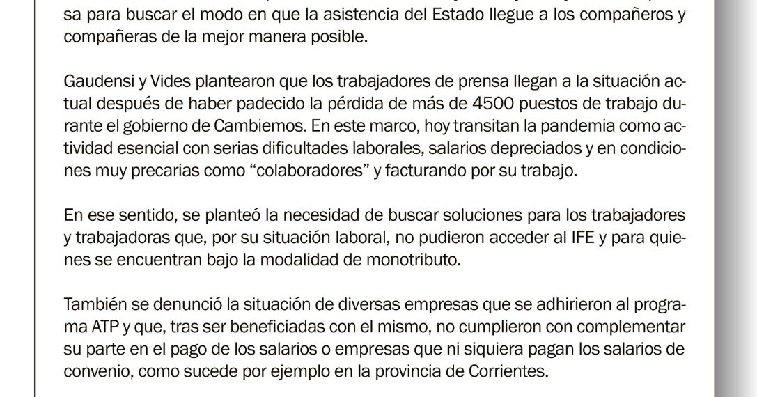 Reunión de FATPREN y ARGRA con la vicejefa de Gabinete, Cecilia Todesca
