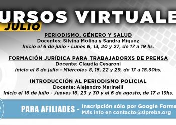 En julio seguimos formándonos con cursos virtuales