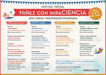 Más beneficios para familias: Festival virtual “Niñez con Impaciencia”