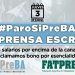 #ParoSiPreBA en prensa escrita este jueves 3/12