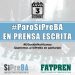 Las voces del #ParoSiPreBA en las redacciones de prensa escrita