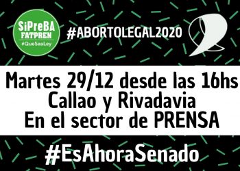 Desde el SiPreBA nos sumamos al pedido de #AbortoLegal2020