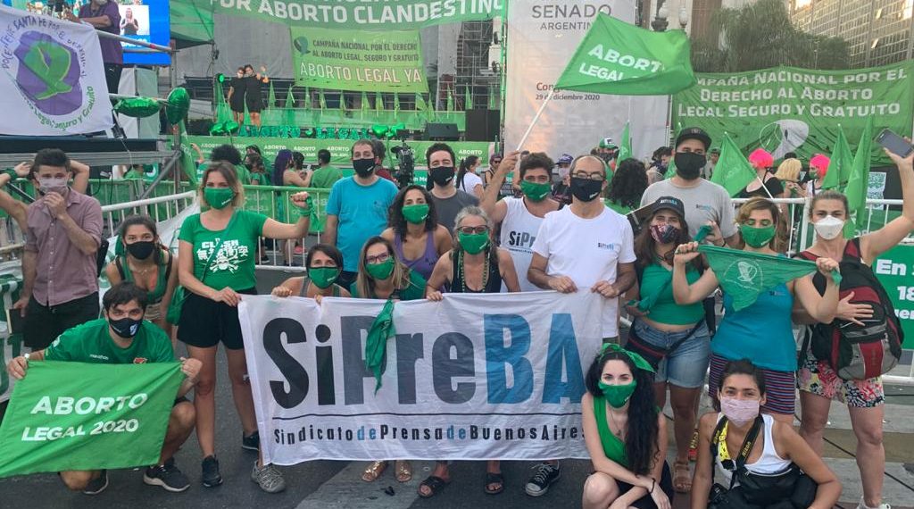 El SiPreBA celebra la ley de interrumpción voluntaria del embarazo