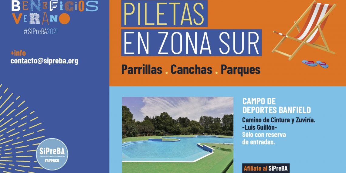 Beneficios Verano 2021: piletas en Zona Norte