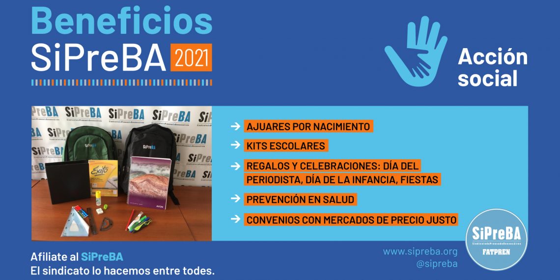 #SiPreBA2021: conocé todos los beneficios para afiliades al sindicato