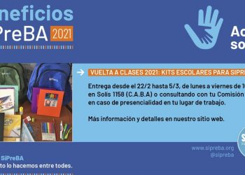 VUELTA A CLASES 2021: KITS ESCOLARES PARA SIPREBITAS