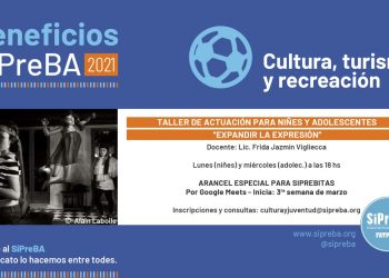 Beneficio para SiPreBitas: arancel especial en talleres de teatro