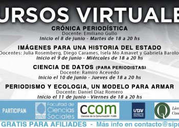 Cursos virtuales: oferta para el mes de junio