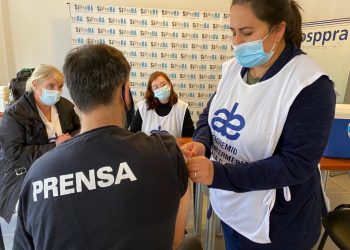 Se realizó la vacunación antigripal solidaria para afiliades del invierno 2021