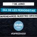 7 de junio 2021 - defendamos nuestro oficio - día del periodista - sipreba