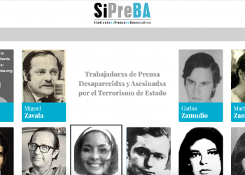 El SiPreBA presenta archivo web sobre trabajadorxs de prensa desaparecidxs y asesinadxs por el terrorismo de Estado