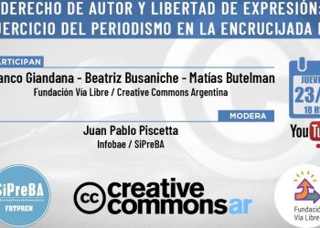 “Derecho de autor y libertad de expresión”: seminario abierto para periodistas