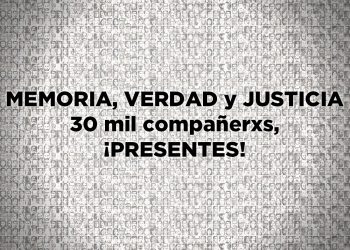 Agenda SiPreBA en la semana de la Memoria