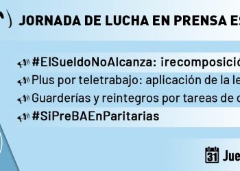 Plenario de Delegades de Prensa Escrita del SiPreBA reclama que el #ElSueldoNoAlcanza
