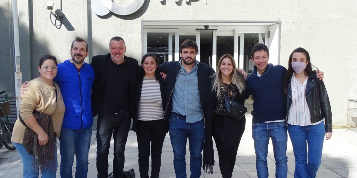 Visita de dirigentes de la Federación Internacional de Periodistas en Buenos Aires