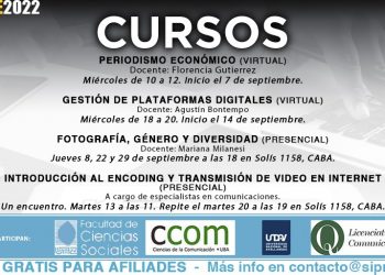 En septiembre, ¡vuelven los cursos gratuitos para afiliades!