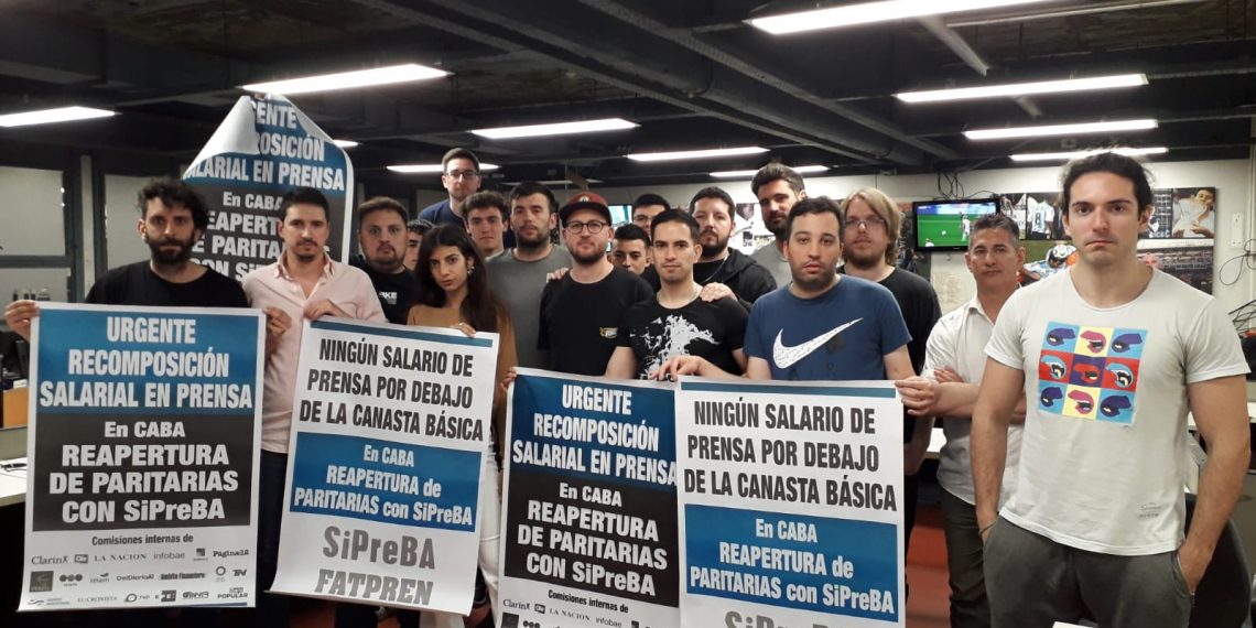 Prensa en lucha por nuestros salarios: así fue la jornada del 5/10