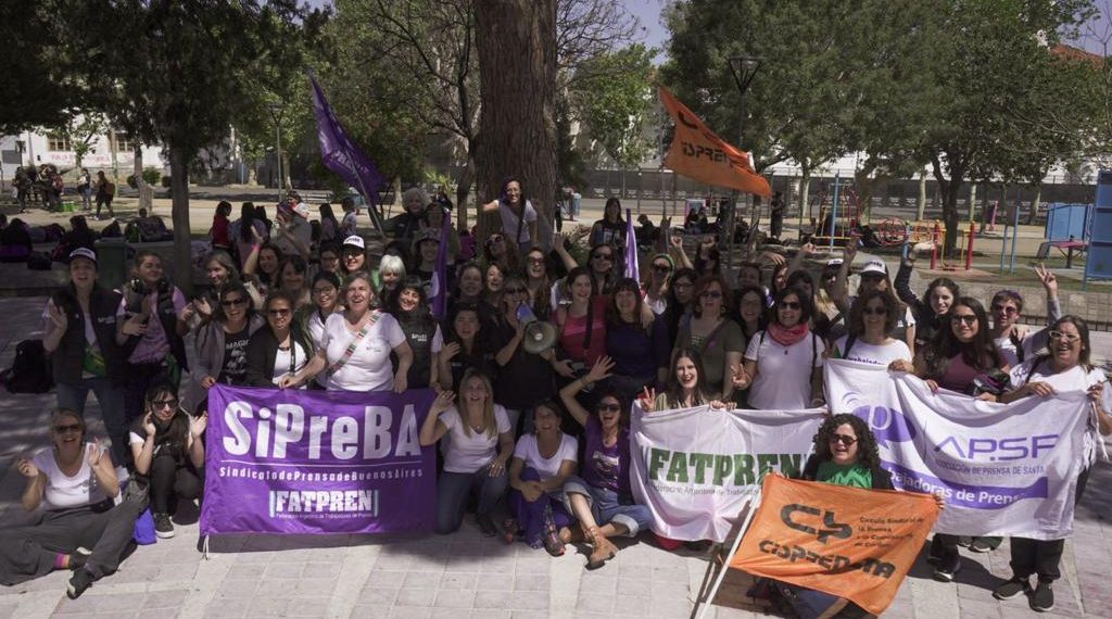 Con la participación de compañeras de medios privados, públicos y autogestivos, el SiPreBA estuvo en el 35 Encuentro Plurinacional de San Luis