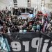 Masivo acto frente a Clarín en defensa de nuestro oficio, contra los despidos y por SiPreBA en Paritarias