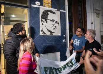 Inauguramos un mural en memoria de Rodolfo Walsh