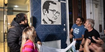 Inauguramos un mural en memoria de Rodolfo Walsh