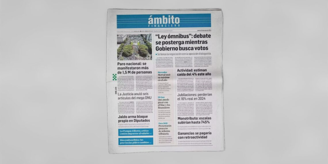 Rechazamos el sorpresivo cierre de la edición papel de Ámbito Financiero: defenderemos todos los puestos de trabajo
