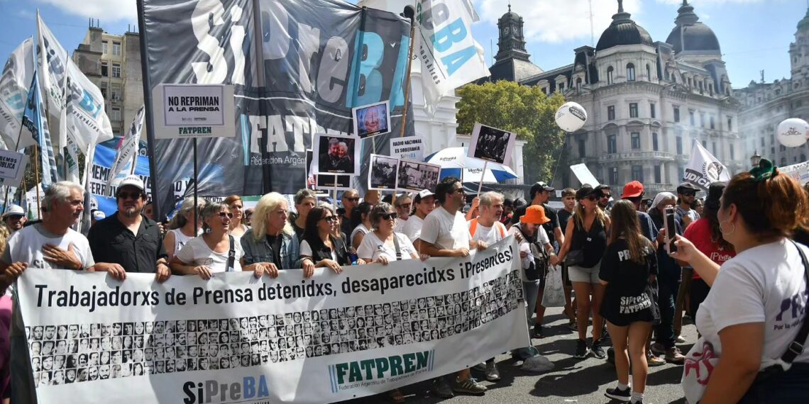 24M: Desde Télam hasta la Plaza por Memoria, Verdad y Justicia