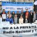 Presentamos cientos de miles de firmas contra la privatización de las empresas públicas