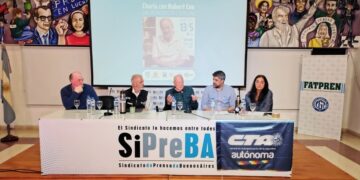 Recibimos y homenajeamos a Robert Cox en nuestro sindicato