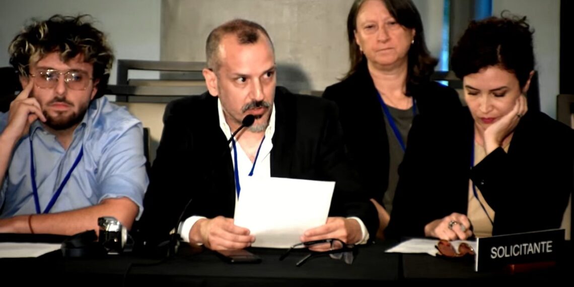 Paco Rabini en la CIDH: “El gobierno de Milei diseña y conduce un ataque planificado contra la prensa”
