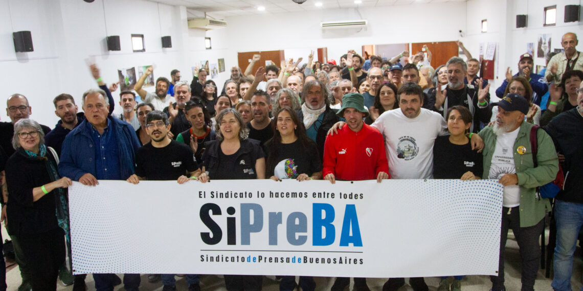 SiPreBA celebró su asamblea ordinaria y convocó a defender el Estatuto del Periodista en medio de los ataques a la prensa