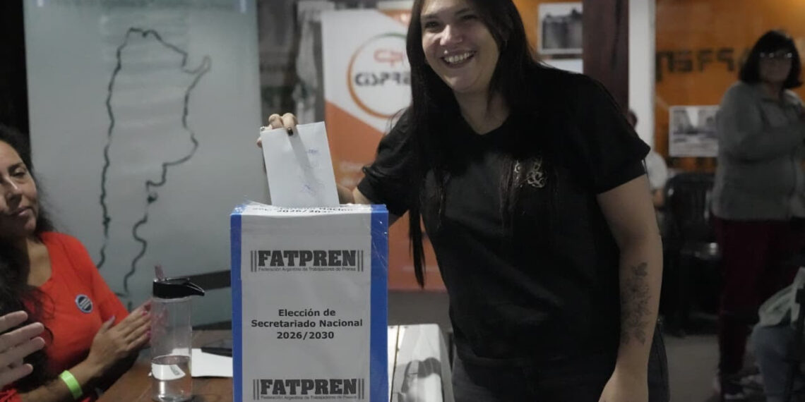 Nuestra compañera Carla Gaudensi fue reelegida al frente de la FATPREN en Córdoba